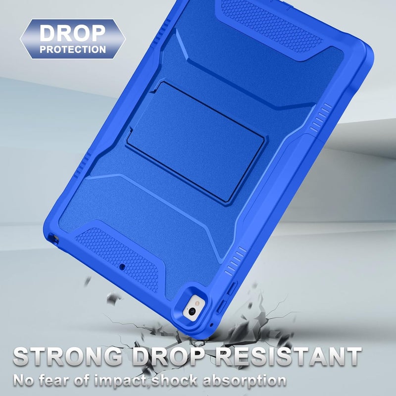 Soke Case for iPad 6th/5th Generation 9.7 Inch 2018/2017,with Built-in Screen Protector and Kickstand, Rugged Full-Body Heavy Duty Protective Cover for Apple iPad Air 2 /Pro 9.7 - Abyss Blue - Image 4